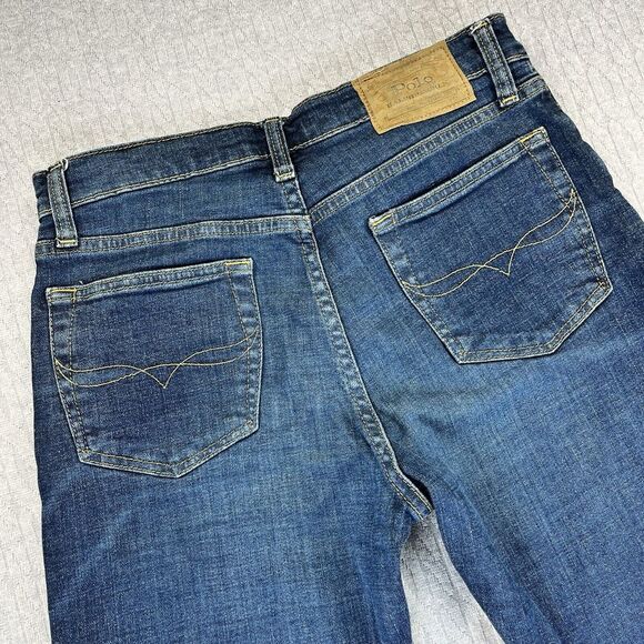 Polo Ralph Lauren‎ The Sullivan Slim Women's pants (18) whiskered straight leg - Picture 14 of 15